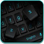 Cover Image of Descargar Modern Simple Black keyboard 10001006 APK