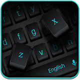 Modern Simple Black keyboard icon