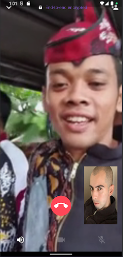 Android application Cak Percil Fake Video Call screenshort