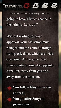 Transomnia Horror Gamebook - Screenshot 3