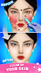 Captura de Pantalla 1 ASMR Juego Medico: Maquillaje android
