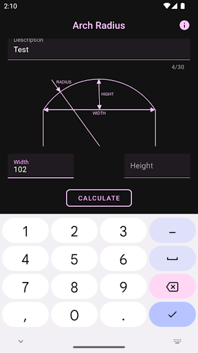 Arch Radius Screen 2