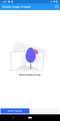 Android application Image Cropper screenshort