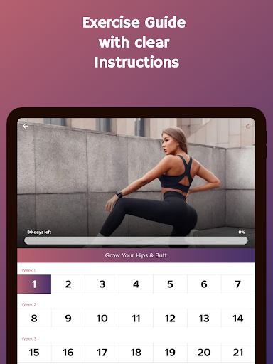 Screenshot of 30 Day Butt Lift Challenge