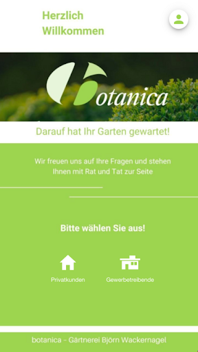 Android application botanica Gärtnerei Wackernagel screenshort