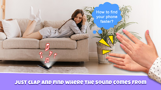 Find Lost Phone: Clap, Whistle Screenshot 1 - AppWisp.com