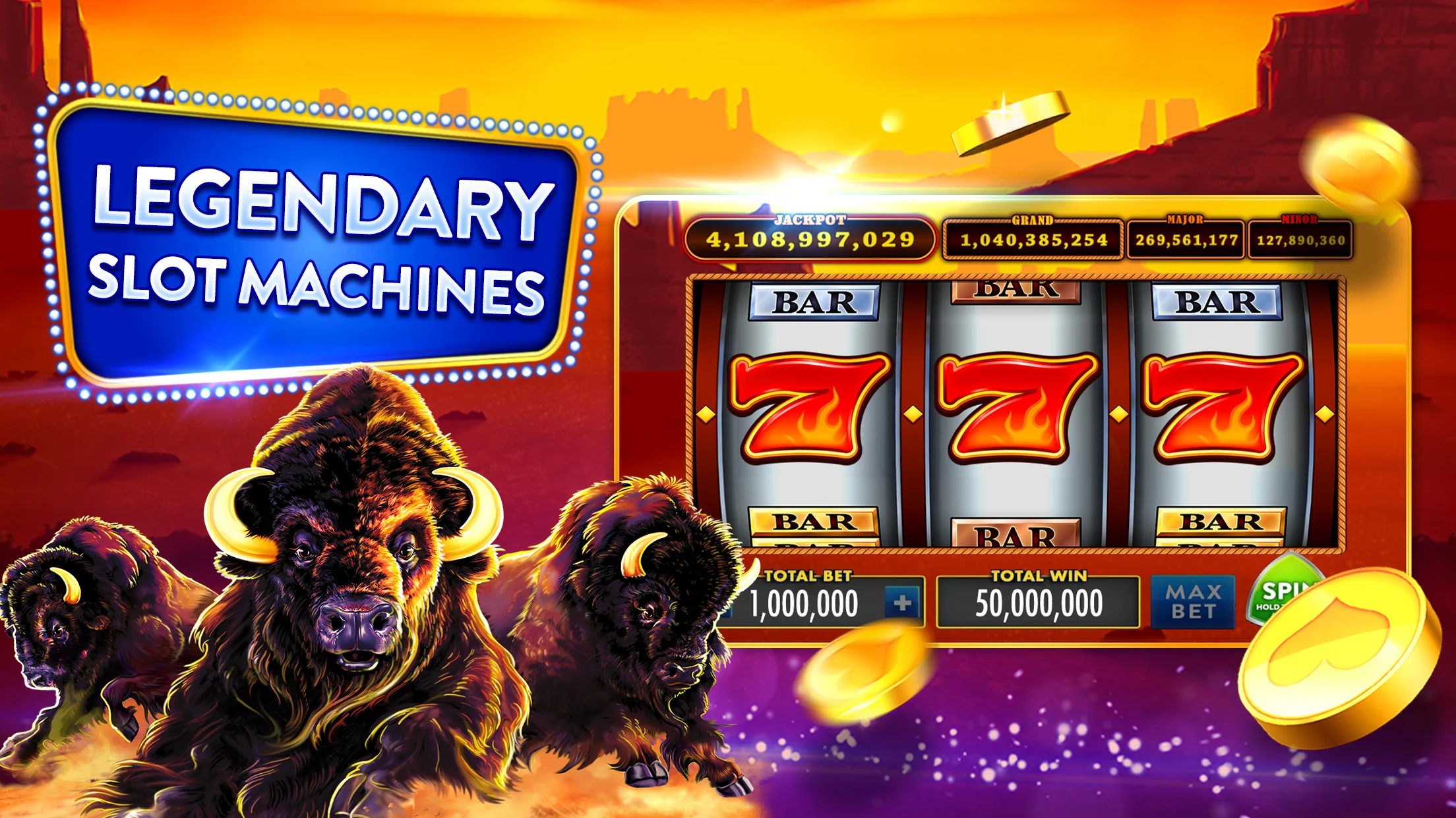 heart of vegas buffalo slots