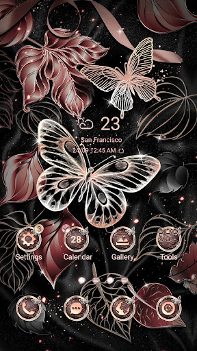 Android application Rose Gold Maple - Wallpaper screenshort