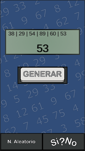 Random Generator Screen 2