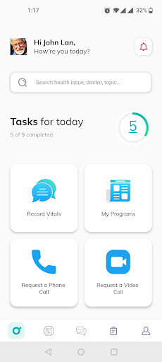 Android application WellWink Patient screenshort