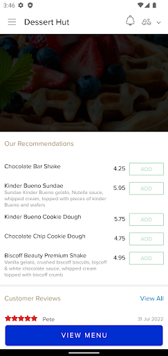 Dessert Hut Screen 2