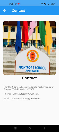 MONTFORT SCHOOL, AMBIKAPUR Screen 3