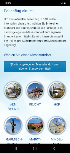 ePIN - Pollenflug Bayern Screen 2