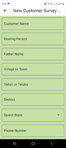 SSF (Singh Sales Force) Screen 3