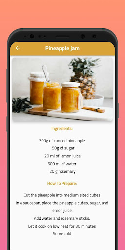 Jam Recipes Screen 2