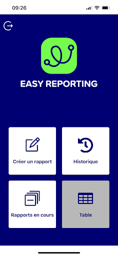 EasyR Reporting Screen 3