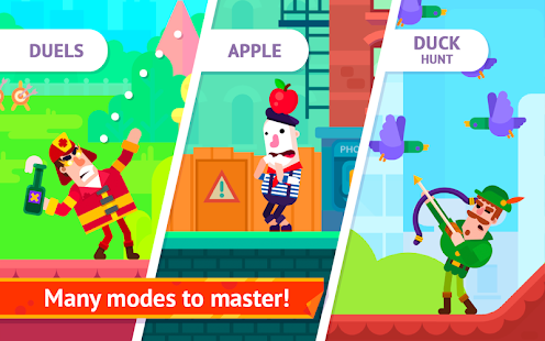 Скачать игру Bowmasters для Android бесплатно