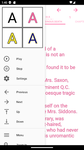 Android application zBook: The Secret Passage screenshort