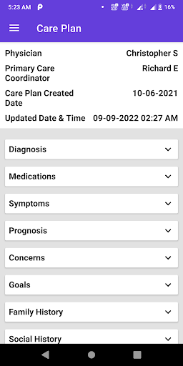 Android application Revamp Health screenshort