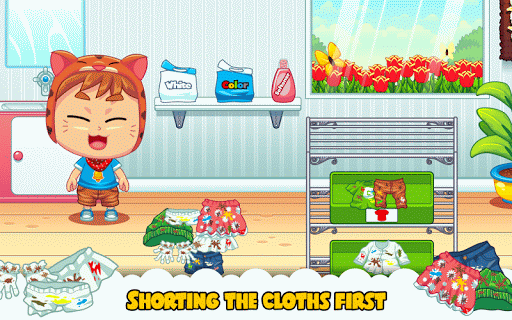 Screenshot of Marbel Laundry - Kids Game