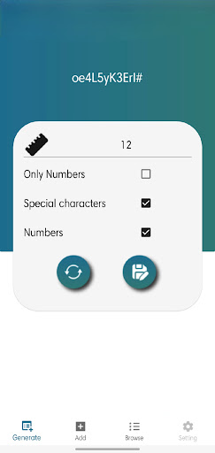 PassCreator Password Manager Screen 3