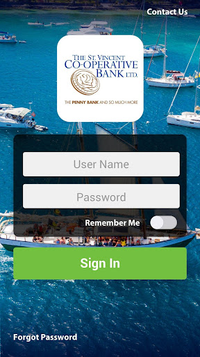 Android application St. Vincent Cooperative Bank screenshort
