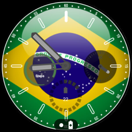 Android application Bandeira do Brasil Wear screenshort
