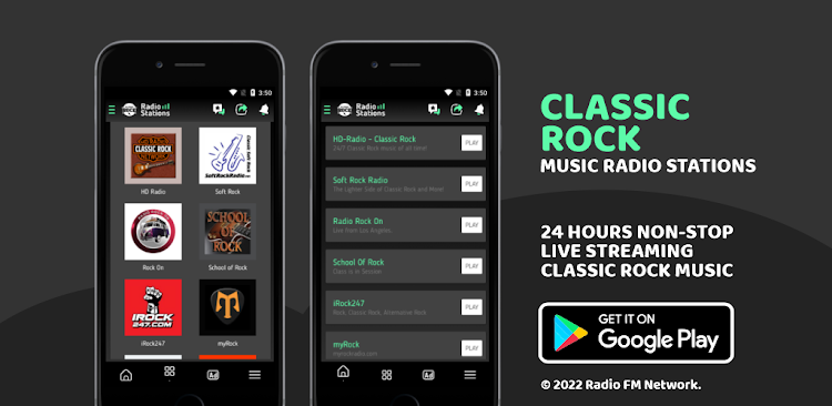 Classic Rock Music LIVE Radio - 1 - (Android)