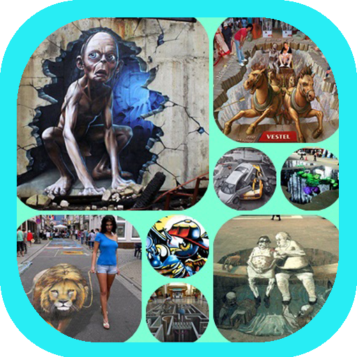 Street Art 3D and Painting  Icon