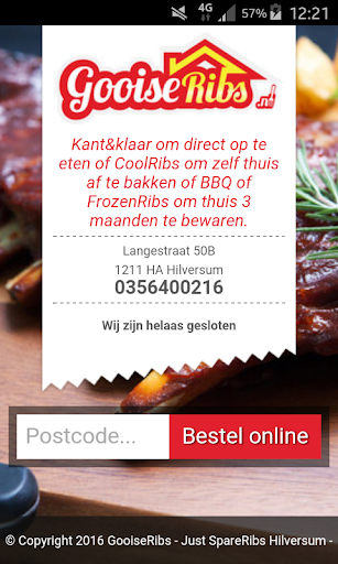 Android application GooiseRibs screenshort