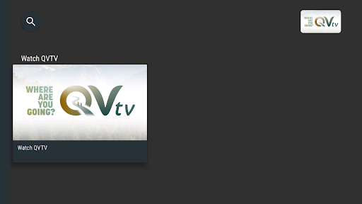 Android application QVTV- Quo Vadis Ministry - TV screenshort