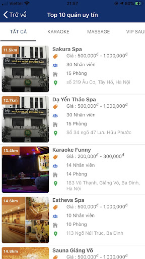 HOTHOT - Tìm Karaoke & Massage Screen 3