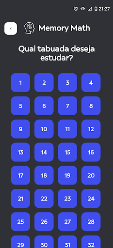 Memory Math Screen 2