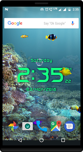 Aquarium live wallpaper with d Screen 3