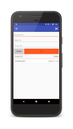 Android application Intercross screenshort