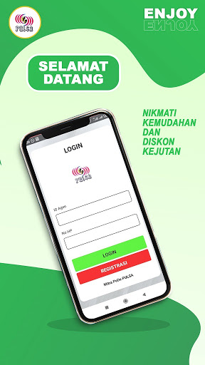 Android application Mitra PeDe PULSA screenshort