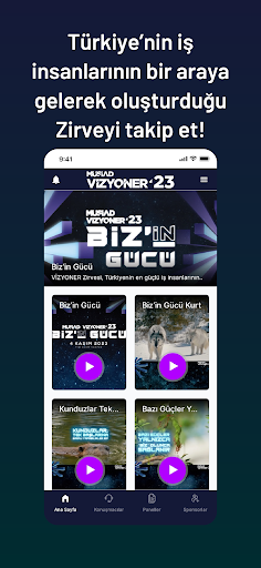 Android application Müsiad Vizyoner screenshort