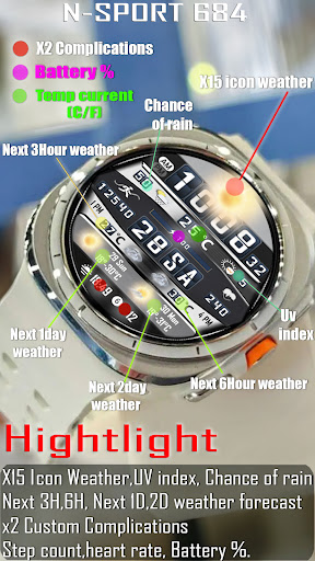 N-SPORT684 FlipDigital Weather screenshot 3