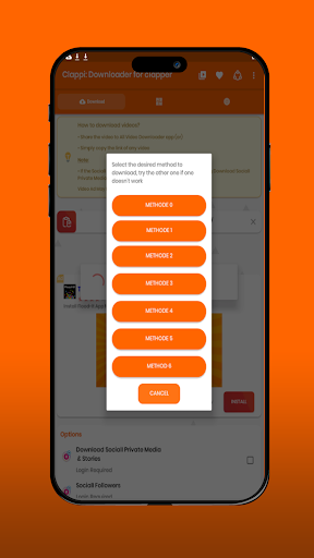 Clappi: Downloader for clapper Screen 2
