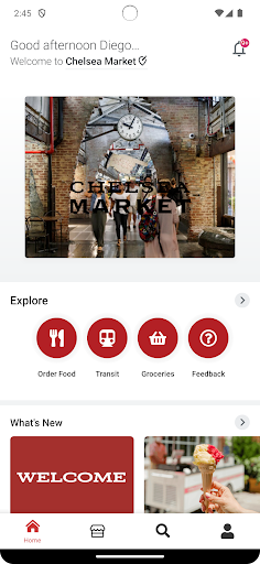 Android application Chelsea Market screenshort