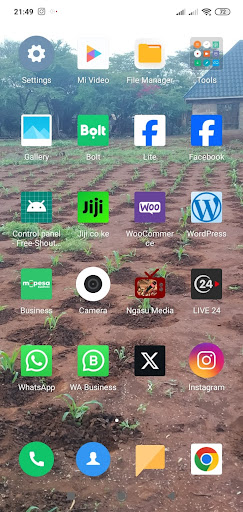 Android application LIVE24 MEDIA screenshort