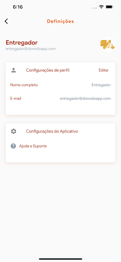 Bigg Delivery - Entregador