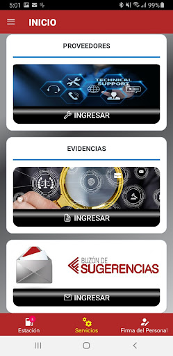 Android application Falconapp screenshort