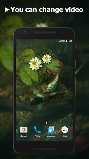 Koi Pond Video Live Wallpaper Screen 2
