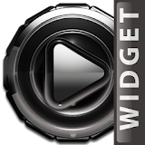 Poweramp  widget - Silver Glow icon