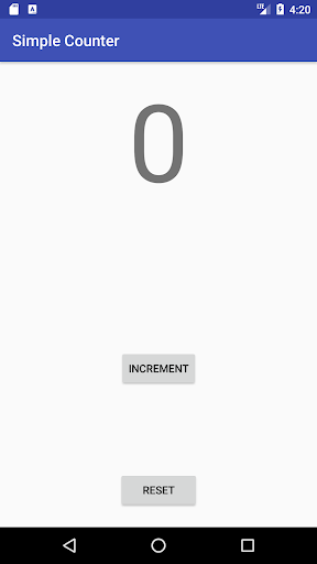 Simple Counter Screen 2