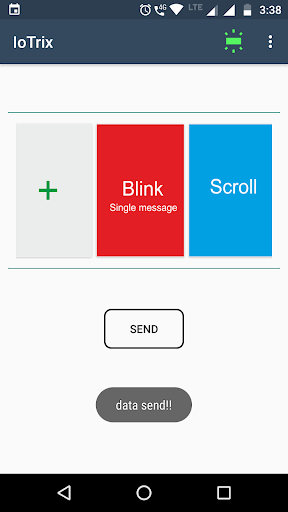Android application IoTrix screenshort