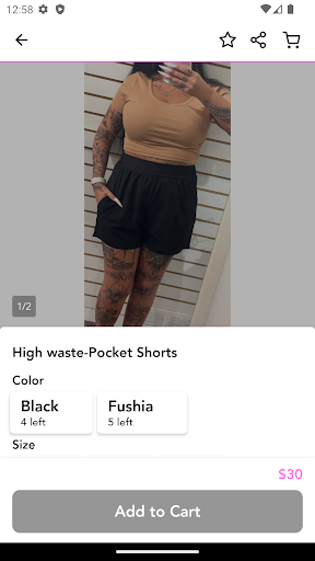 Screenshot of Shop Serenity Boutique