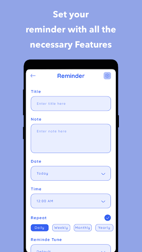 Rminder - Reminder and Alarm Screen 2