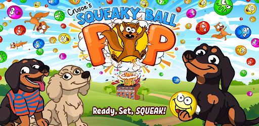 Crusoe Squeaky Ball Bubble POP